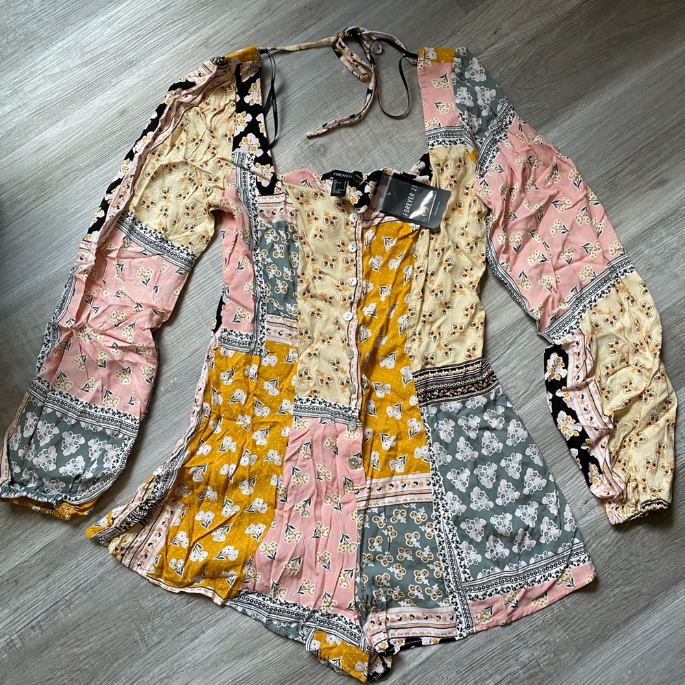 Forever 21 Floral Romper